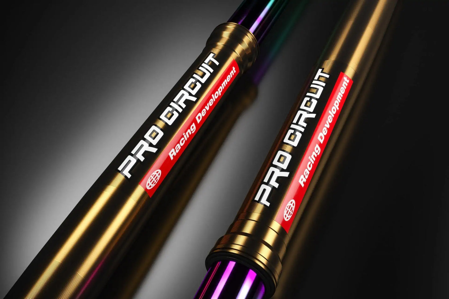 PRO CIRCUIT RED / CLEAR FORK DECALS
