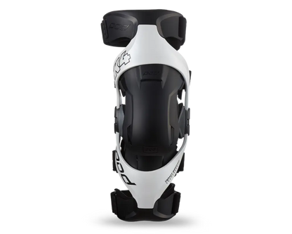 POD K4 2.0 WHITE/BLACK RIGHT KNEE BRACE