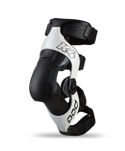 POD K4 2.0 WHITE/BLACK KNEE BRACE SET