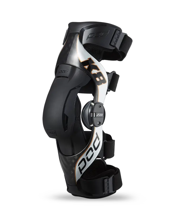 POD K8 2.0 CARBON/SILVER LEFT KNEE BRACE