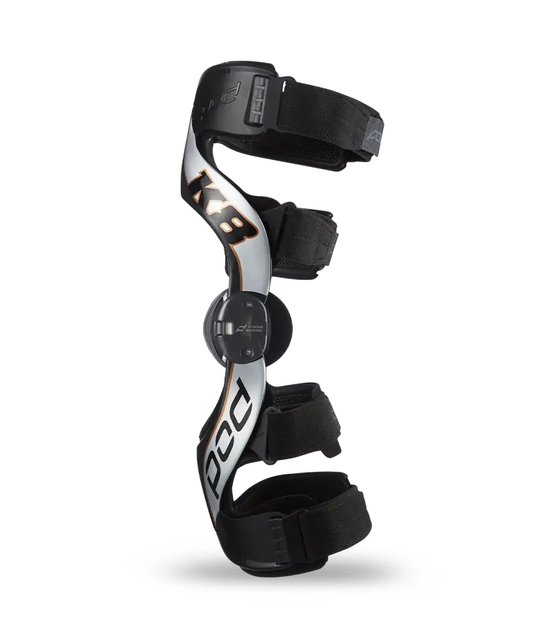 POD K8 2.0 CARBON/SILVER LEFT KNEE BRACE