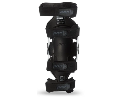 POD K4 2.0 WHITE/BLACK KNEE BRACE SET