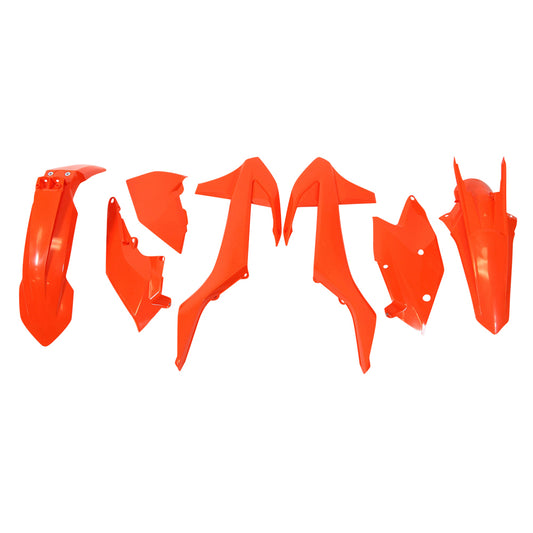 RTECH KTM EXC/EXC-F 17-19 ORANGE PLASTICS KIT