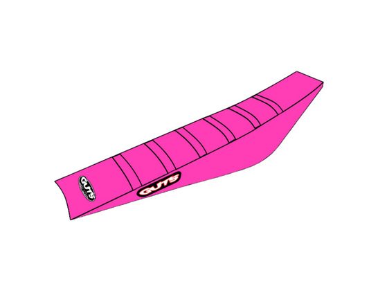 GUTS RIBBED SEAT COVER KAWASAKI KX85 14-25 KX112 24-25 PINK/PINK/PINK