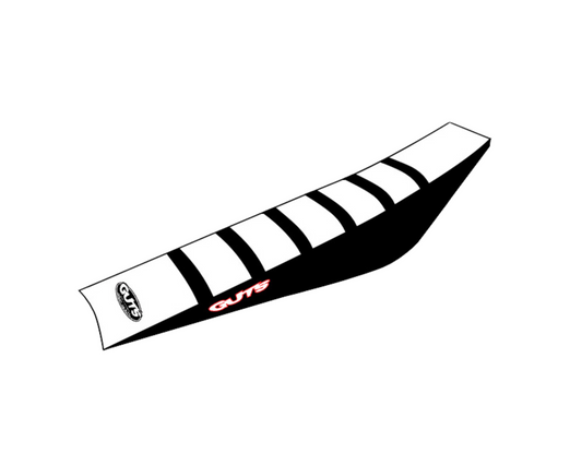 GUTS RIBBED SEAT COVER GASGAS MC/EC 21-23 EX 22-23 BLACK/BLACK/WHITE