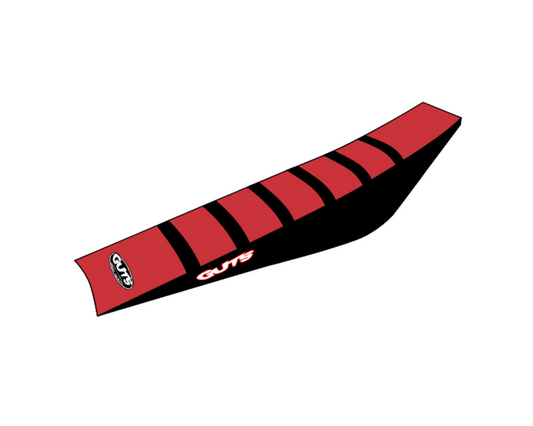 GUTS RIBBED SEAT COVER GASGAS MC/EC 21-23 EX 22-23 BLACK/BLACK/RED