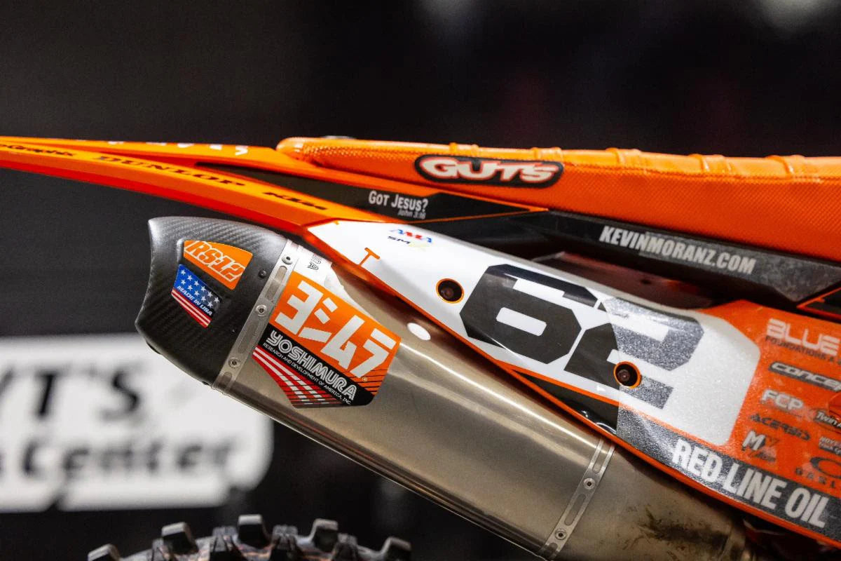 YOSHIMURA RS-12 ORANGE REPLACEMENT EXHAUST DECALS