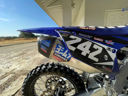 YOSHIMURA RS-12 BLUE REPLACEMENT EXHAUST DECALS