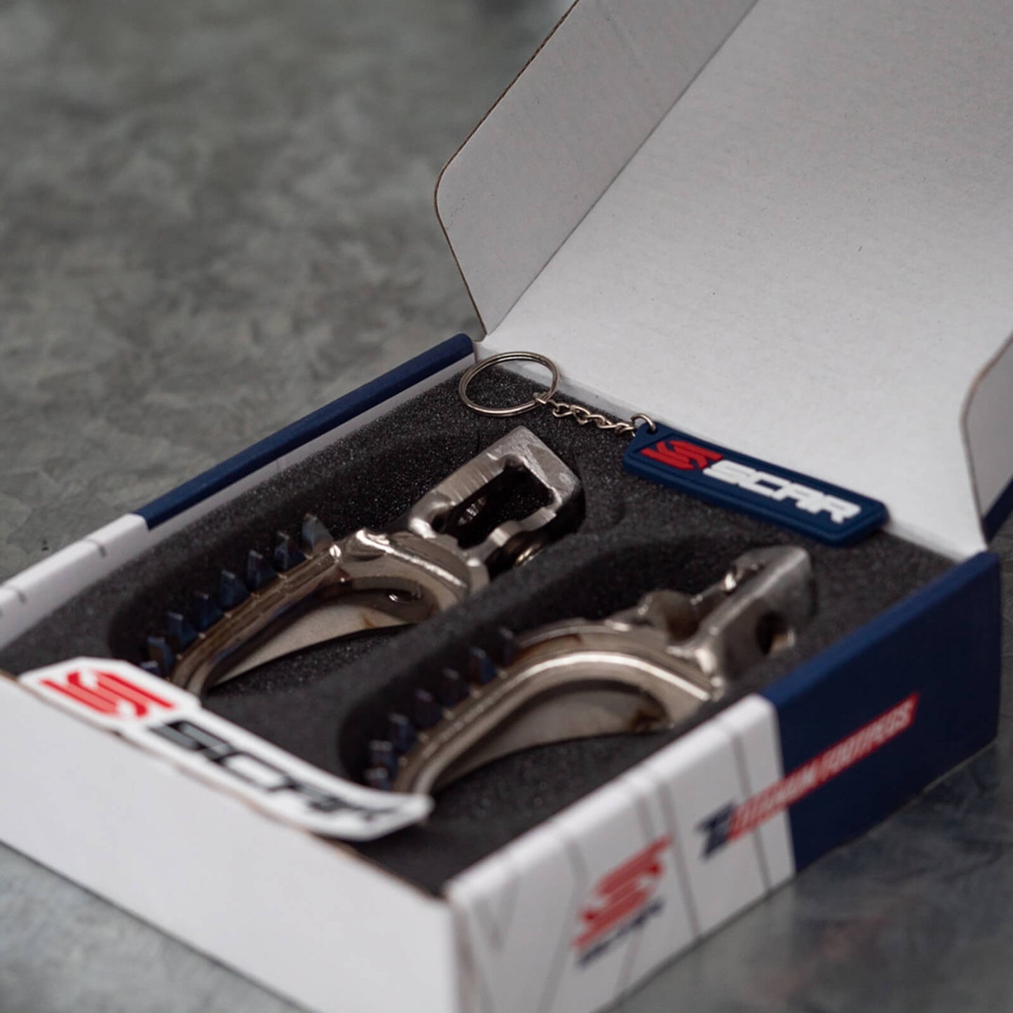 SCAR TITANIUM ANTI-MUD FOOTPEGS BETA RR 20-25