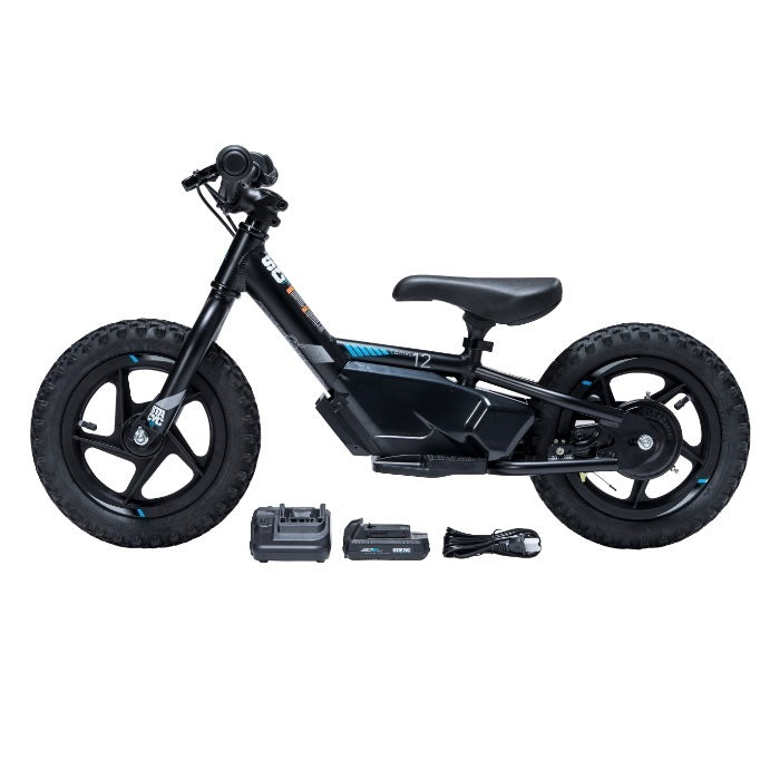 STACYC 12" BLACK ELECTRIC BALANCE BIKE
