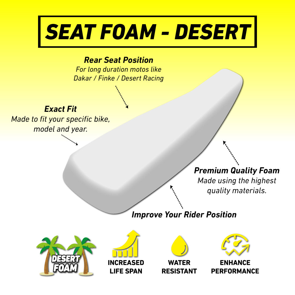 STRIKE SEATS DESERT SEAT FOAM KAWASAKI KX250F/KX250X 21-25 KX450F/KX450X 19-25