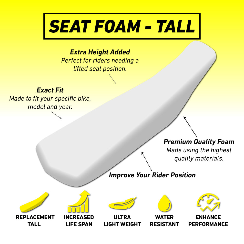STRIKE SEATS SEAT FOAM YAMAHA YZ125/YZ250 02-21 YZ125X 20-22 YZ250X 15-22