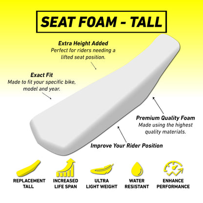 STRIKE SEATS SEAT FOAM YAMAHA YZ125/YZ250 02-21 YZ125X 20-22 YZ250X 15-22
