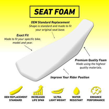 STRIKE SEATS SEAT FOAM YAMAHA YZ125/YZ250 02-21 YZ125X 20-22 YZ250X 15-22