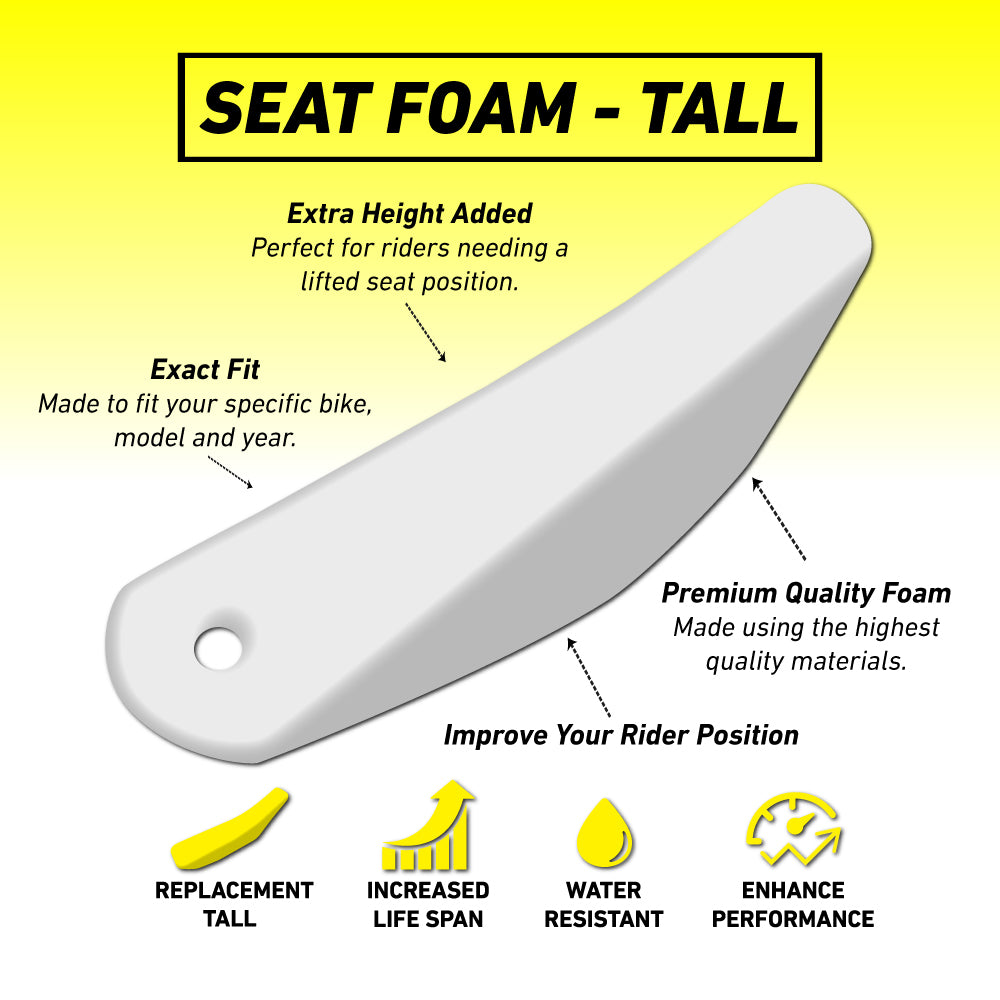 STRIKE SEATS SEAT FOAM YAMAHA YZ125/YZ250 22-25 YZ125X/YZ250X 23-25