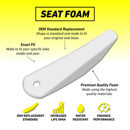 STRIKE SEATS SEAT FOAM YAMAHA YZ125/YZ250 22-25 YZ125X/YZ250X 23-25