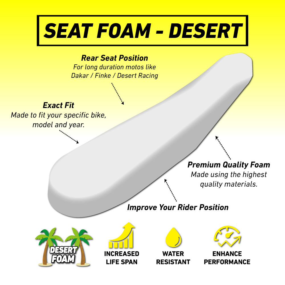 STRIKE SEATS DESERT SEAT FOAM KTM SX/SX-F/XC/XC-F 11-15 EXC/EXC-F 12-16