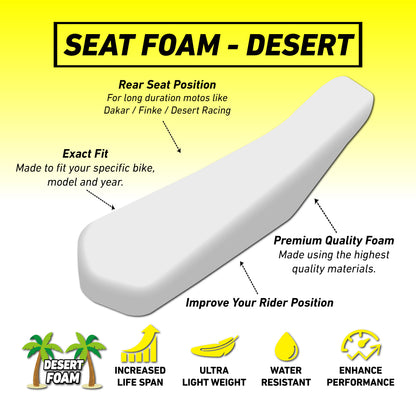 STRIKE SEATS DESERT SEAT FOAM HONDA CRF250R 18-21 CRF450R/CRF450RX 17-20 CRF450L 19-20 CRF450RL 23-25