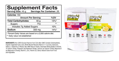 RYNO POWER CHOCOLATE X LEMON-LIME ESSENTIALS POWER PACKAGE