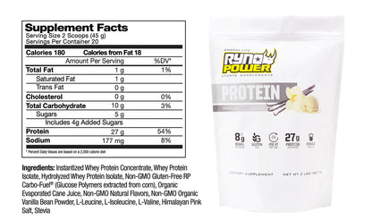 RYNO POWER VANILLA X LEMON-LIME ESSENTIALS POWER PACKAGE