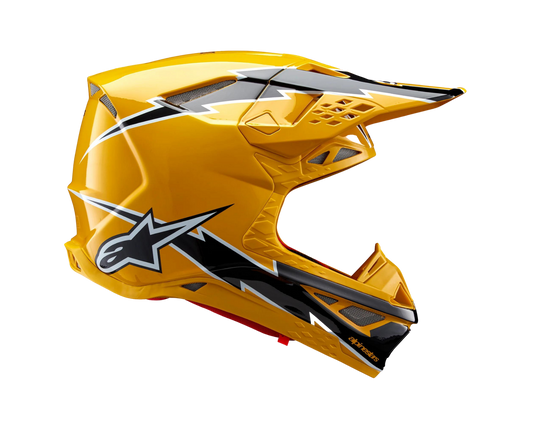 ALPINESTARS 2025 S-M10 AMPRESS BLACK/YELLOW HELMET