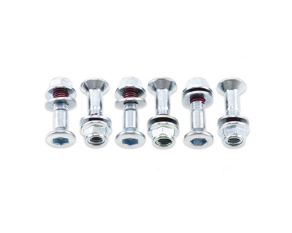 BOLT HUB SAVERS SILVER DOUBLE LOCKED SPROCKET FASTENING KIT