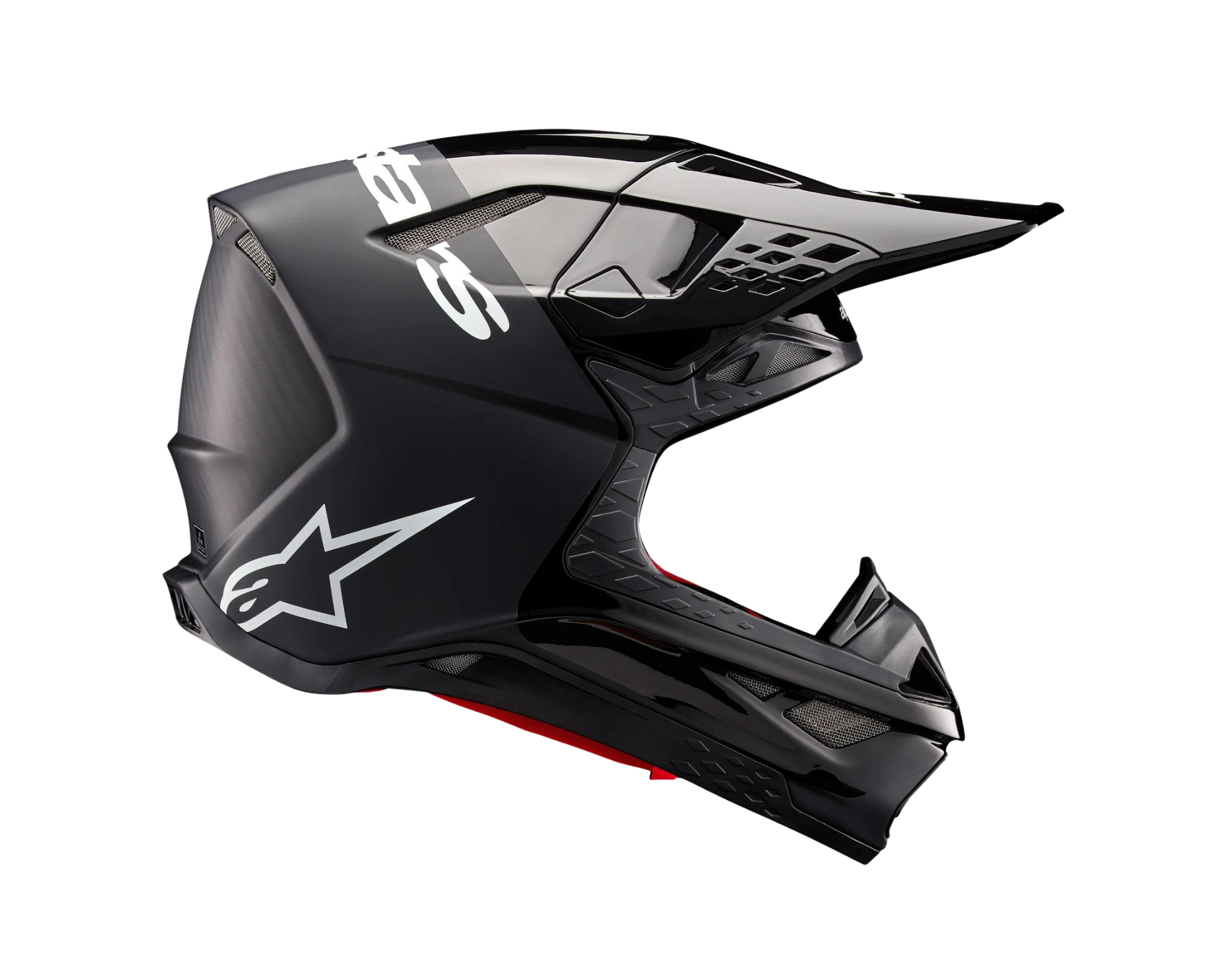 ALPINESTARS 2025 S-M10 FLOOD BLACK/DARK GREY HELMET – Moto House