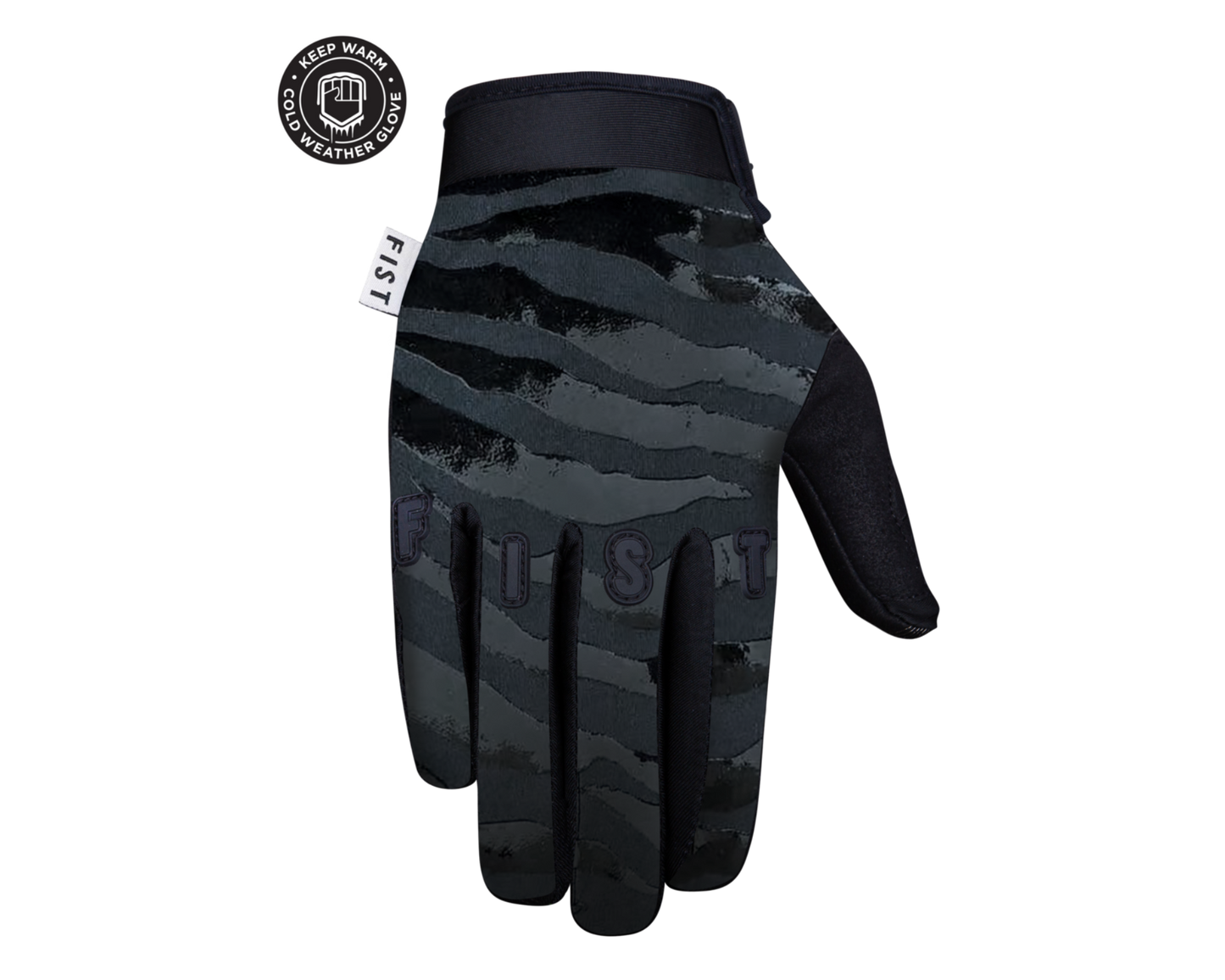 FIST ZEBRA BLACK OUT FROSTY FINGERS GLOVES