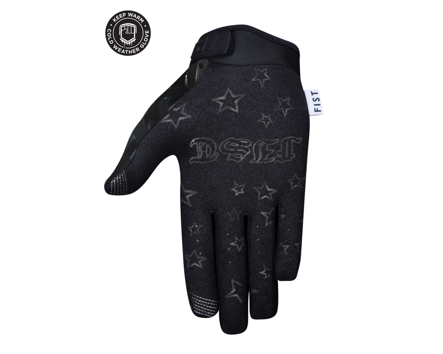 FIST ZEBRA BLACK OUT FROSTY FINGERS GLOVES