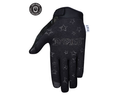 FIST ZEBRA BLACK OUT FROSTY FINGERS GLOVES