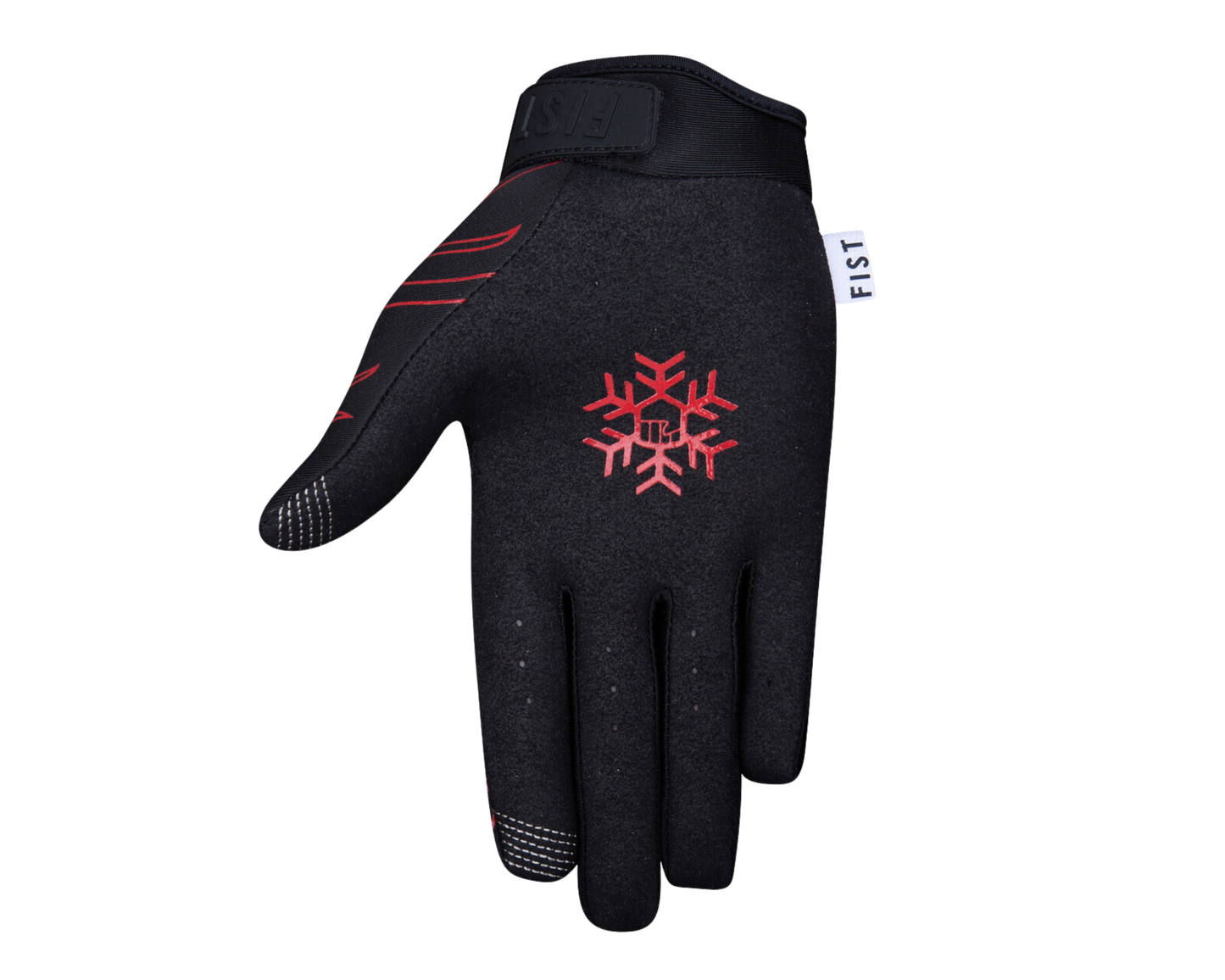 FIST RED FLAME FROSTY FINGERS GLOVES