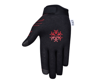 FIST RED FLAME FROSTY FINGERS GLOVES