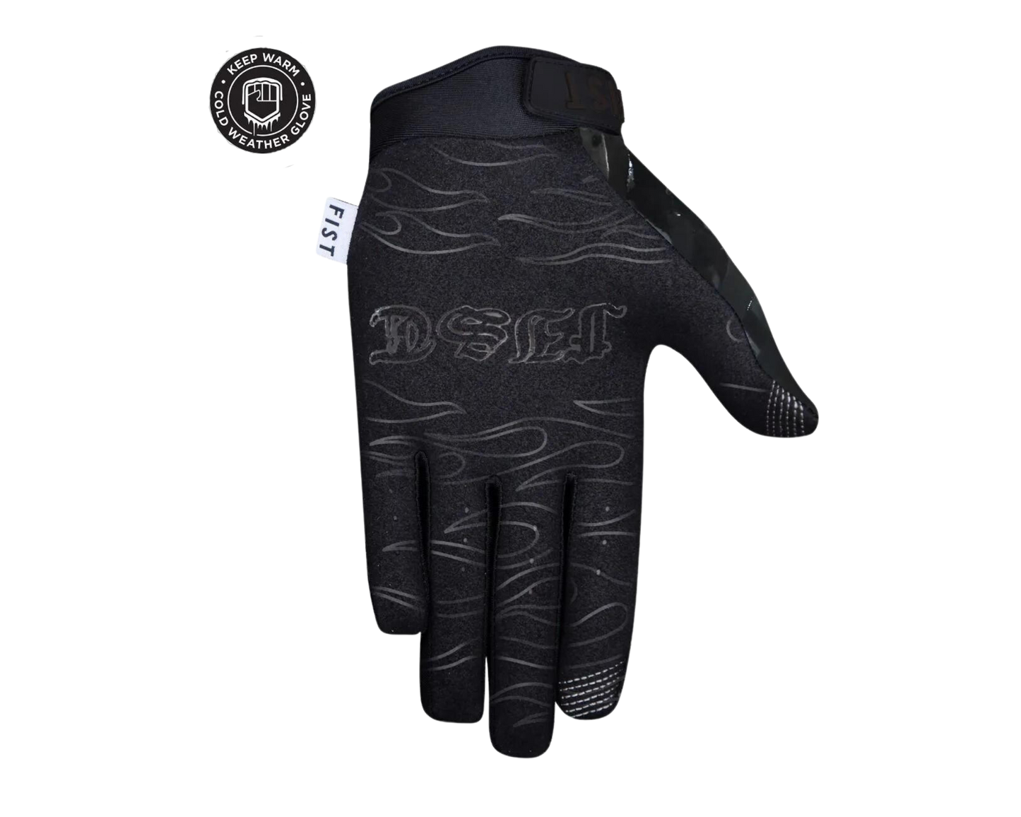 FIST ZEBRA BLACK OUT FROSTY FINGERS GLOVES