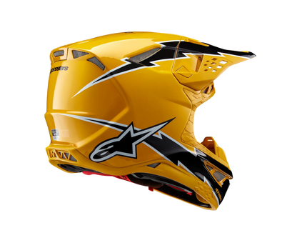ALPINESTARS 2025 S-M10 AMPRESS BLACK/YELLOW HELMET