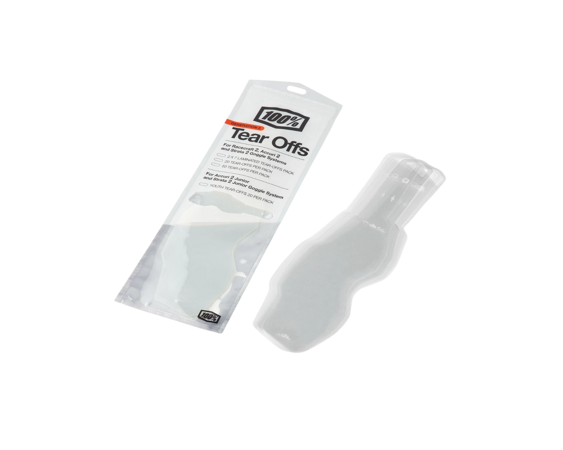 100 racecraft tear offs on sale