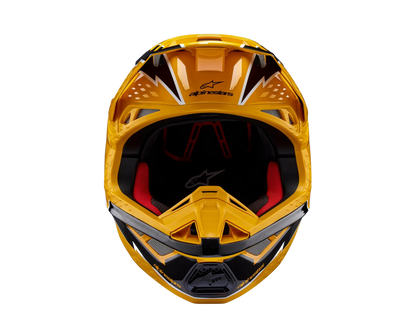 ALPINESTARS 2025 S-M10 AMPRESS BLACK/YELLOW HELMET