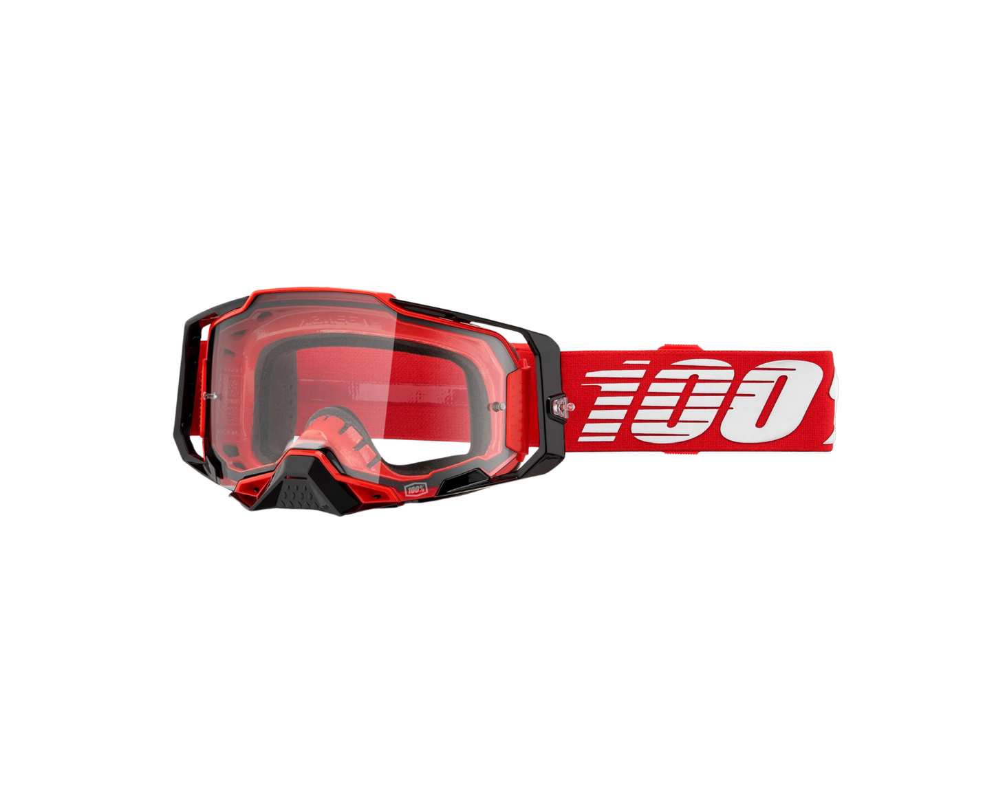 100% ARMEGA RED CLEAR GOGGLES