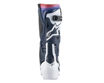 ALPINESTARS 2025 TECH 10 SUPERVENTED NIGHT NAVY/WHITE/RAINBOW BOOTS