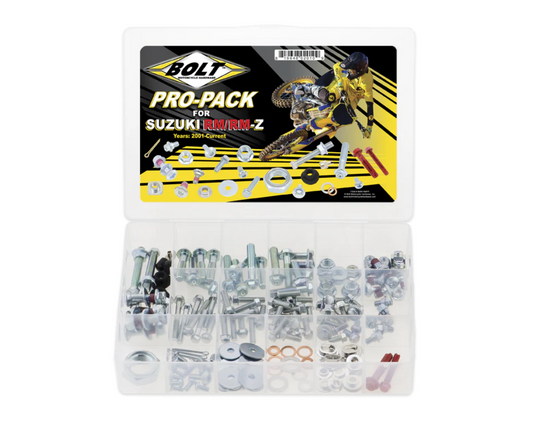 BOLT HARDWARE SUZUKI RM / RMZ 01-25 PRO PACK HARDWARE KIT