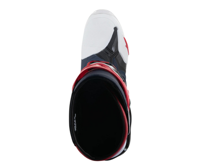 ALPINESTARS 2025 TECH 10 SUPERVENTED NIGHT NAVY/WHITE/RAINBOW BOOTS