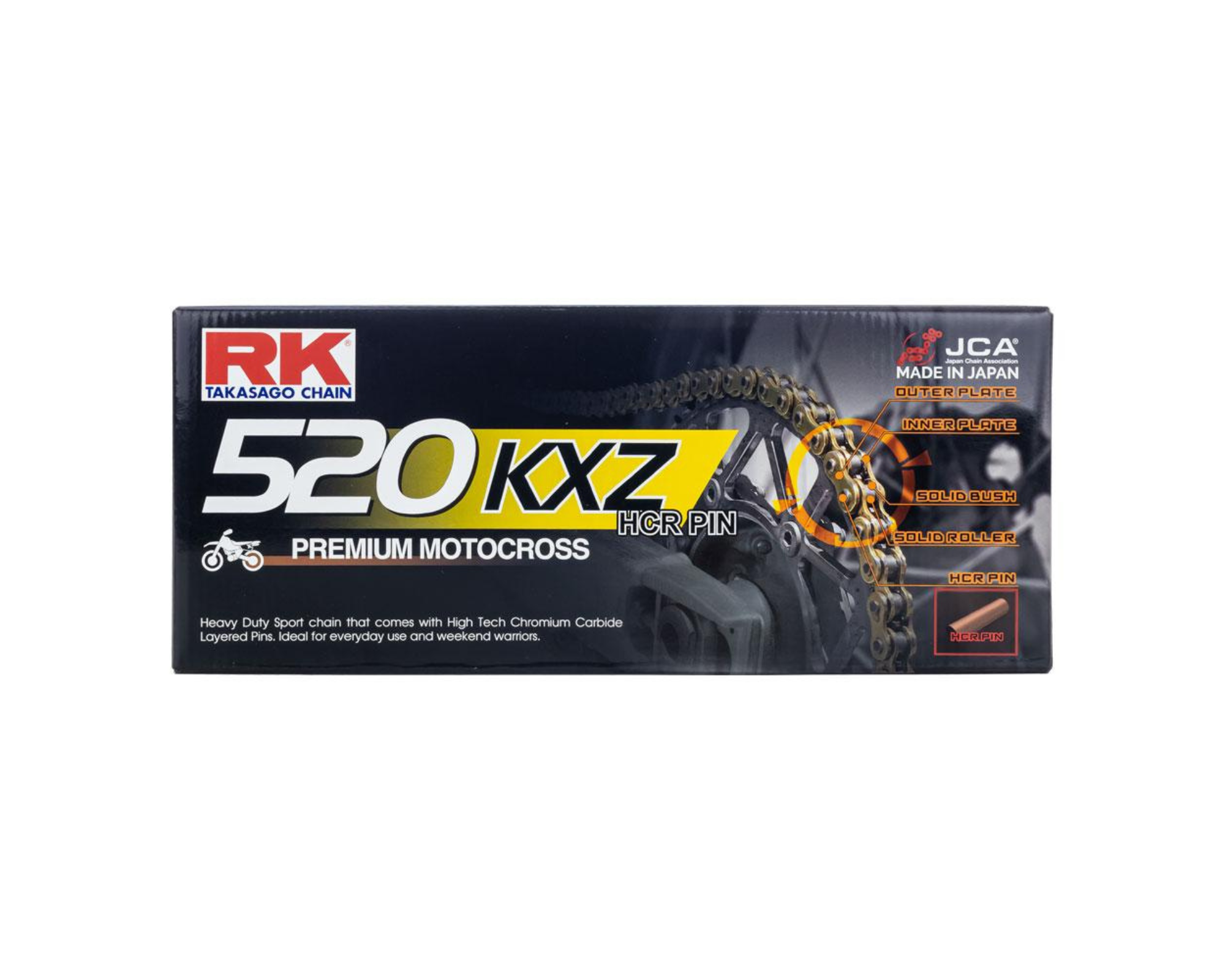RK CHAINS 520KXZ 120L RACE CHAIN – Moto House