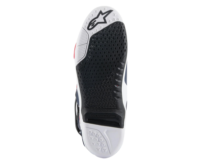 ALPINESTARS 2025 TECH 10 SUPERVENTED NIGHT NAVY/WHITE/RAINBOW BOOTS