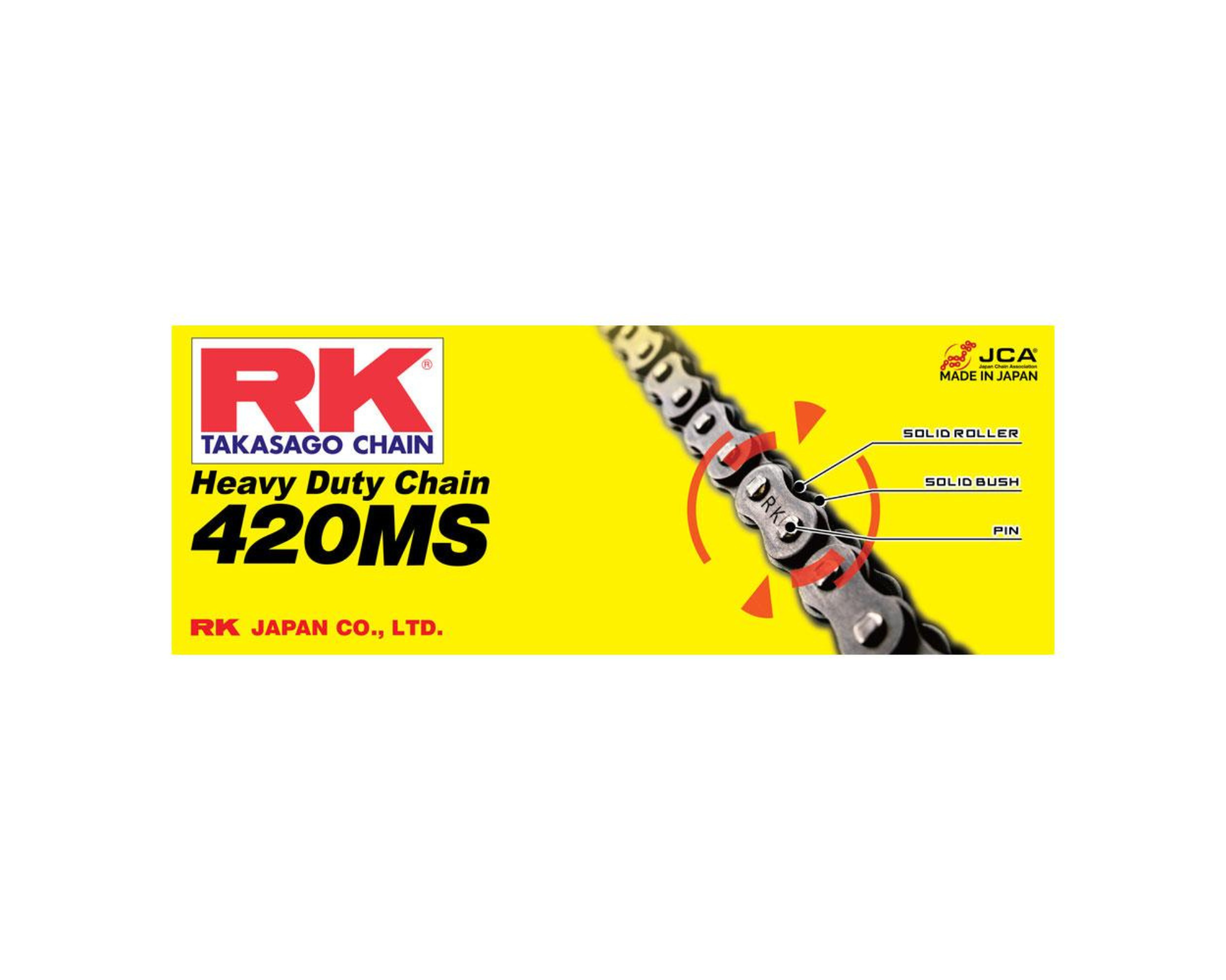 Partzilla 420 Rk Chain RK CHAINS 420 HEAVY DUTY 120L CHAIN – Moto House