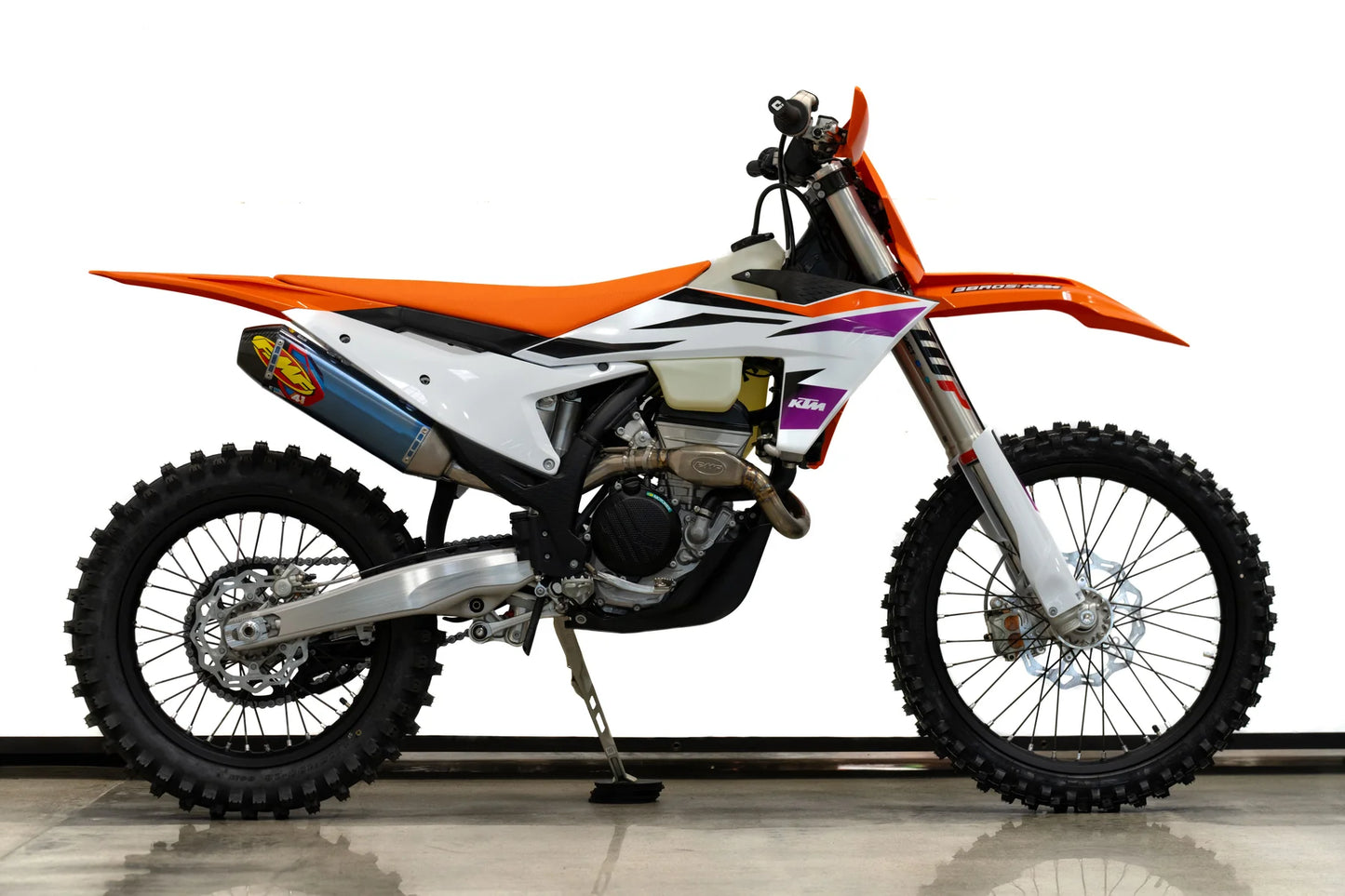 FMF KTM 250 SX-F/XC-F 19-22 / HUSQVARNA FC250 19-22 / GASGAS EX250F/MC250F 21-23 FACTORY 4.1 RCT TITANIUM ANODISED FULL SYSTEM