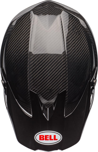 BELL 2025 MOTO-10 SPHERICAL BLACK/WHITE HELMET