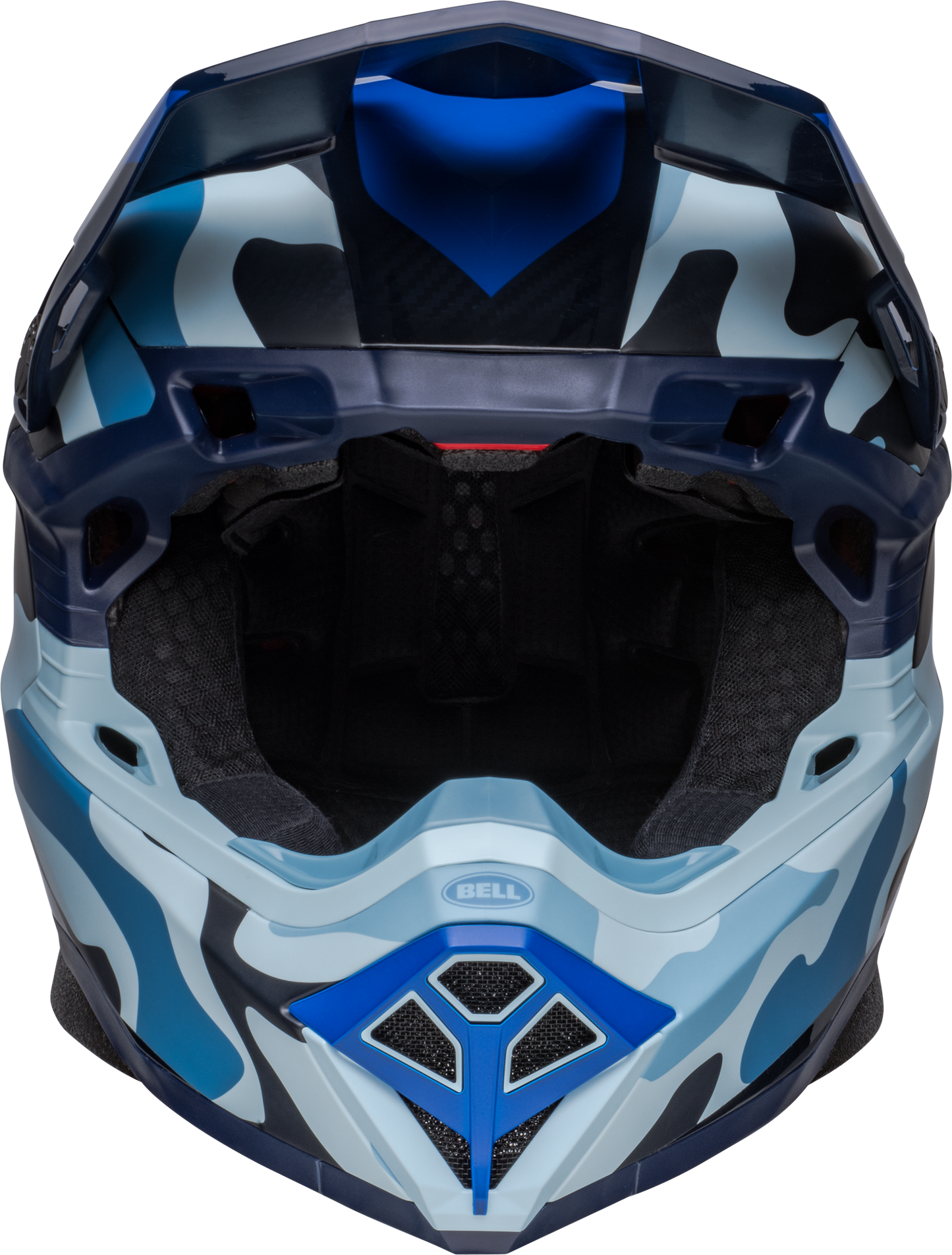 BELL MOTO-10 SPHERICAL FERRANDIS MECHANT DARK BLUE/LIGHT BLUE HELMET