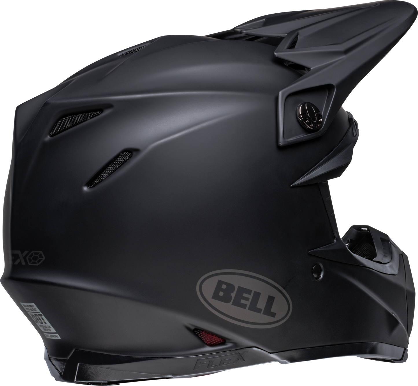 BELL 2024 MOTO-9S FLEX SOLID MATTE BLACK HELMET