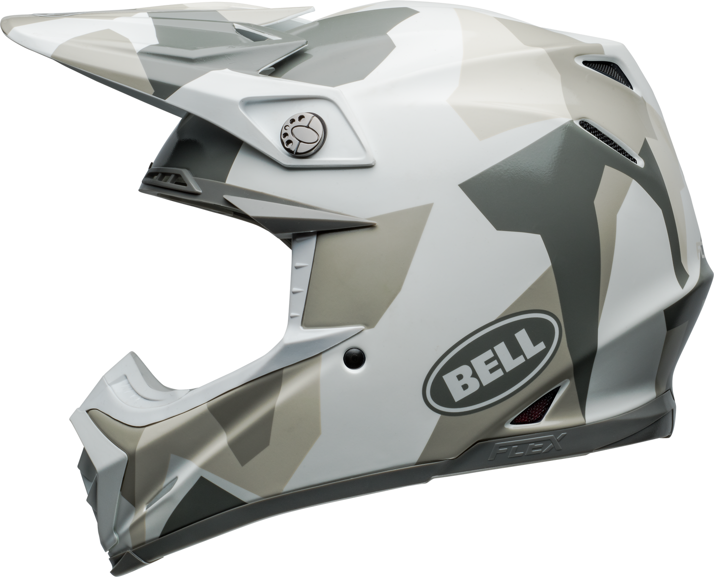 BELL 2024 MOTO-9S FLEX ROVER CAMO WHITE HELMET