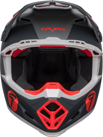 BELL 2024 LE MOTO-9S FLEX SEVEN VANGUARD MATTE CHARCOAL/ORANGE HELMET