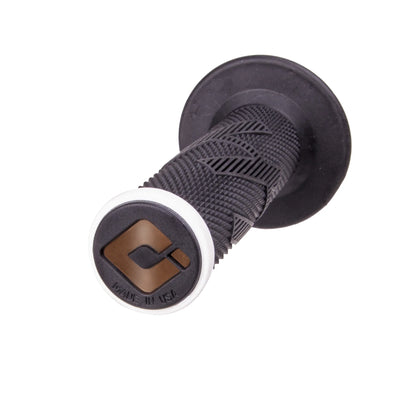 ODI V2 EMIG PRO LOCK ON GRIPS 2T / 4T BLACK/WHITE